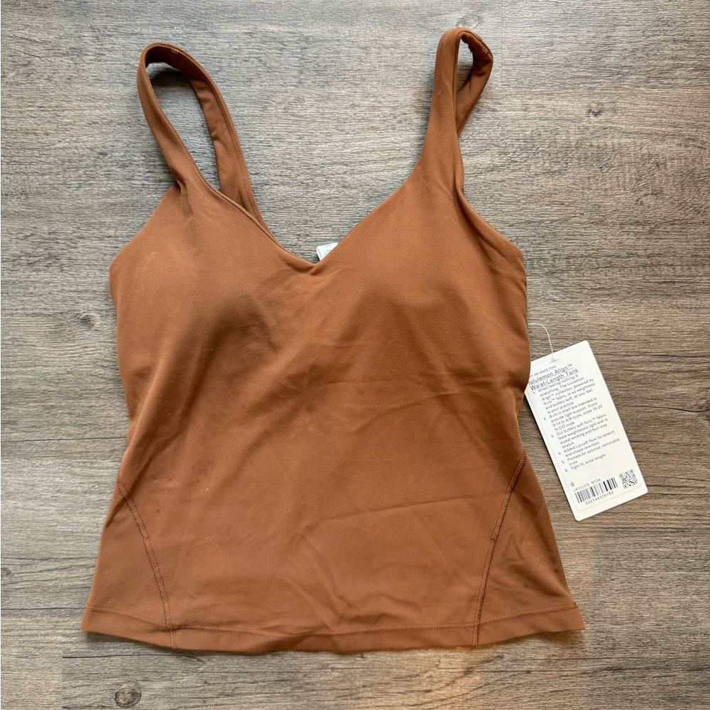 Lululemon Align Tank Size 6 Brown NWT